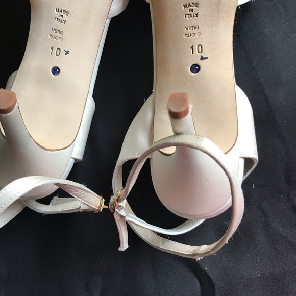 BHLDN Something Bleu Bridal collection heels SZ 10 - Picture 5 of 5